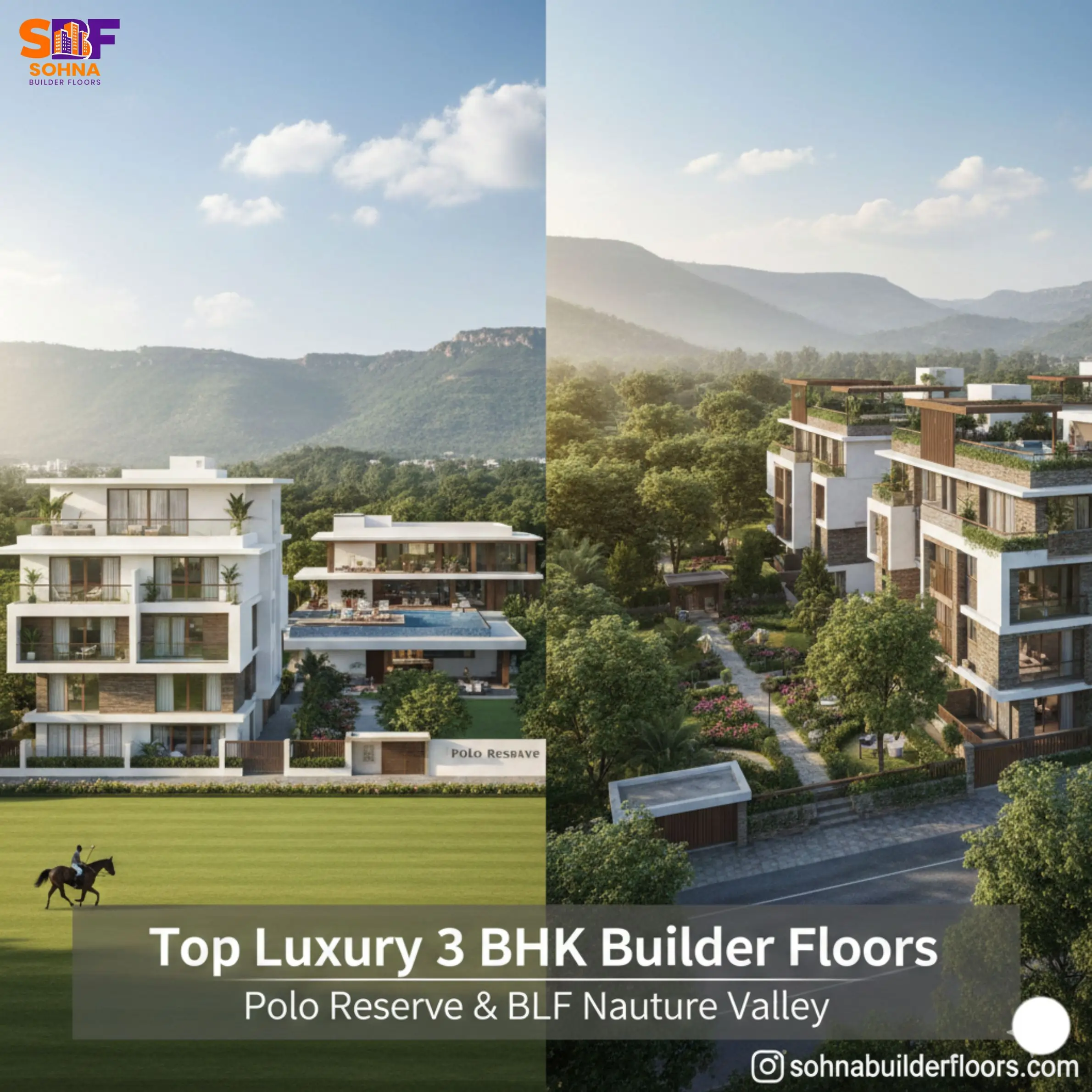 Top Luxury 3 BHK Builder Floors: Exploring Polo Reserve and Central Park